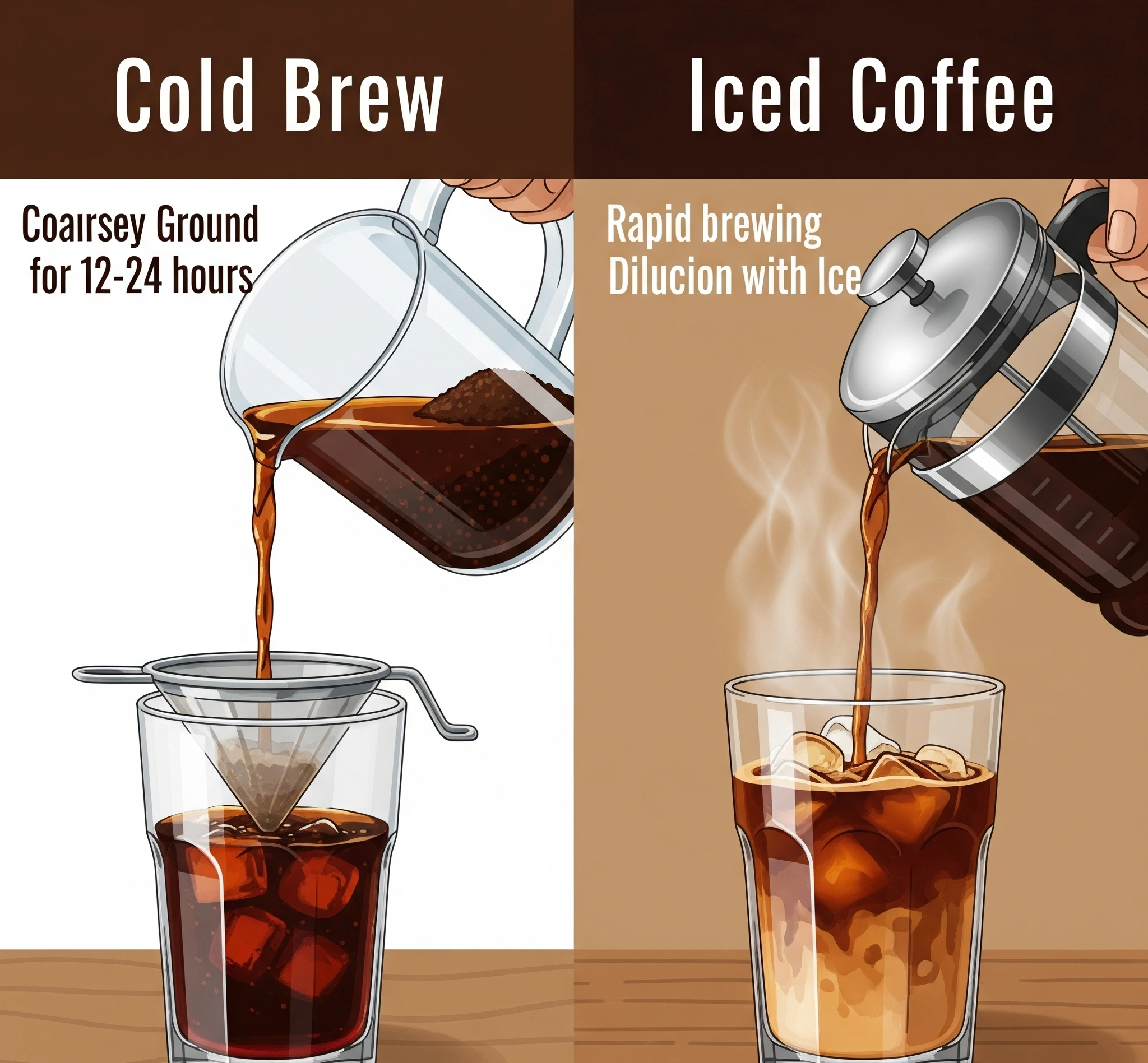 Perbedaan Cold Brew dan Iced Coffee: Mana Favoritmu? Menguak Misteri Kopi Dingin